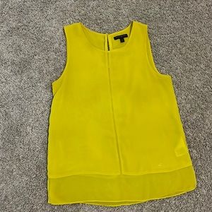 Banana Republic Womens S Citron Yellow Blouse